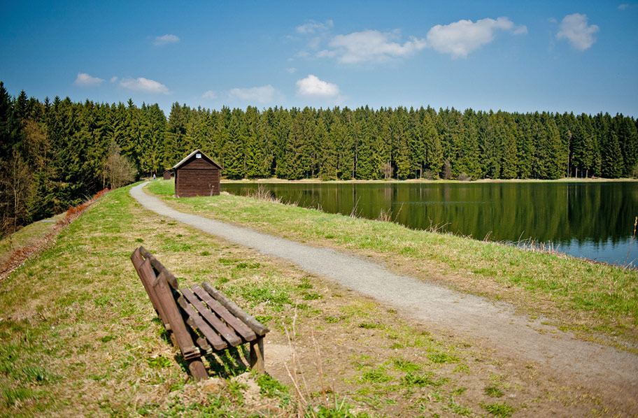 Damm und Striegelhäuschen Pixhaier Teich